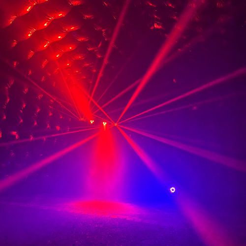 Lichttechnik in Disco