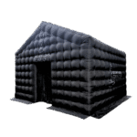 Pop Up Box - schwarze aufblasbare Disco