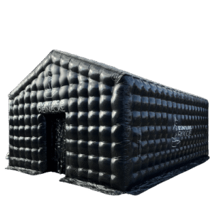 Pop Up Disco - schwarze aufblasbare Disco